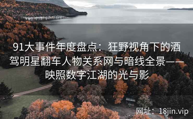 91大事件年度盘点：狂野视角下的酒驾明星翻车人物关系网与暗线全景——映照数字江湖的光与影