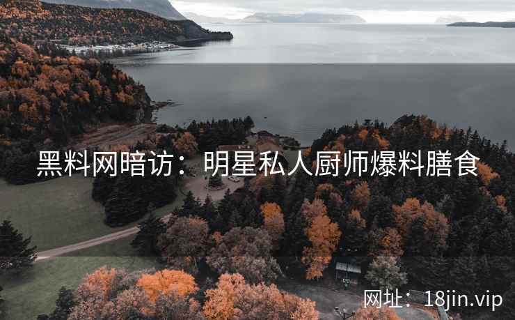 黑料网暗访：明星私人厨师爆料膳食  第2张
