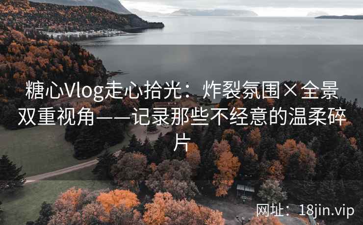 糖心Vlog走心拾光：炸裂氛围×全景双重视角——记录那些不经意的温柔碎片